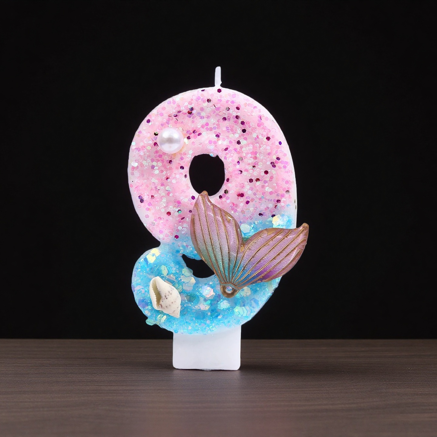 Gradient Blue Shell Pearl Crea - Holiday Candle Set review and price