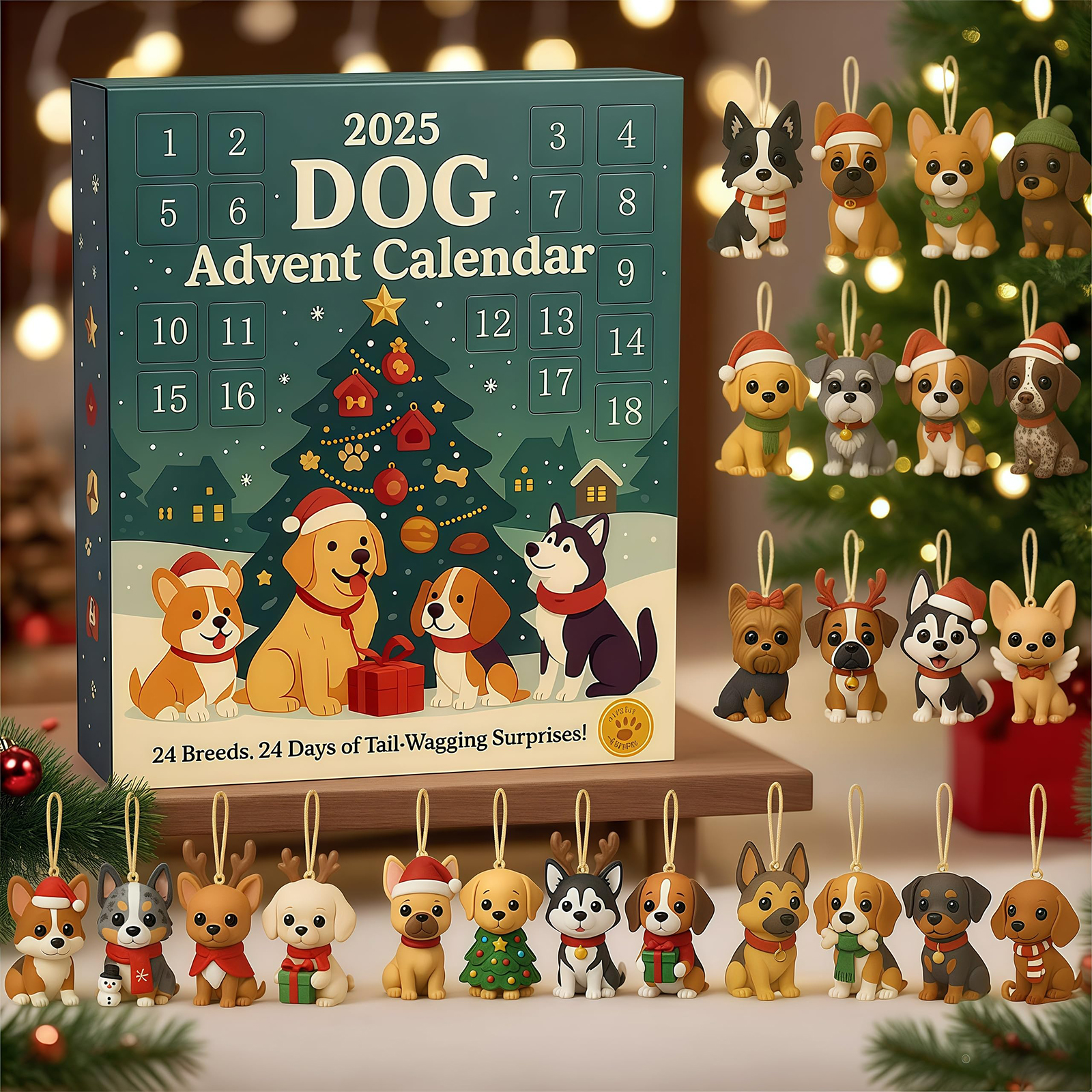 Cat Lovers 24 Days Christmas A - Advent Calendar Gift review and price