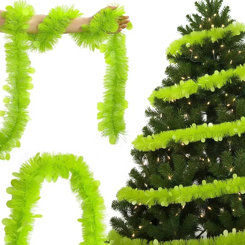 2M Length Christmas Tinsel Gar - Tinsel Garland Decoration review and price