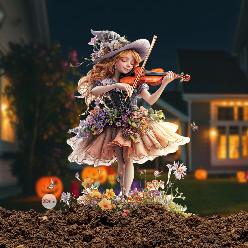 Pcs 2D Acrylic Halloween Elf F - Christmas Lights Outdoor review and price