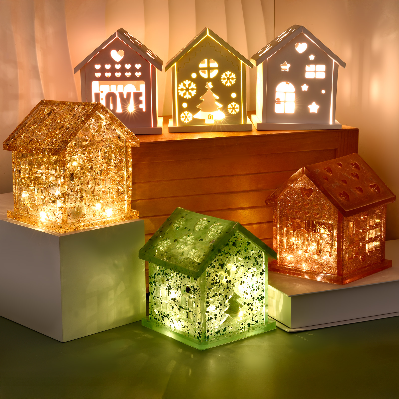 3D House Silicone Mold DIY Chr - Holiday Candle Set review and price
