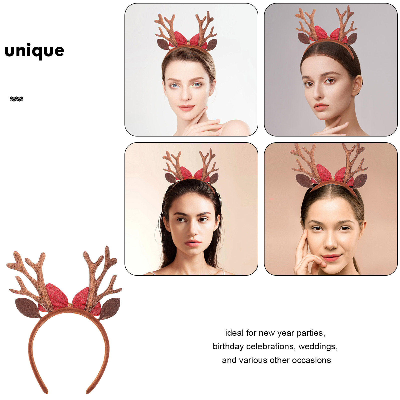 Delicate Reindeer Antler Headb - Reindeer Antlers Headband review and price