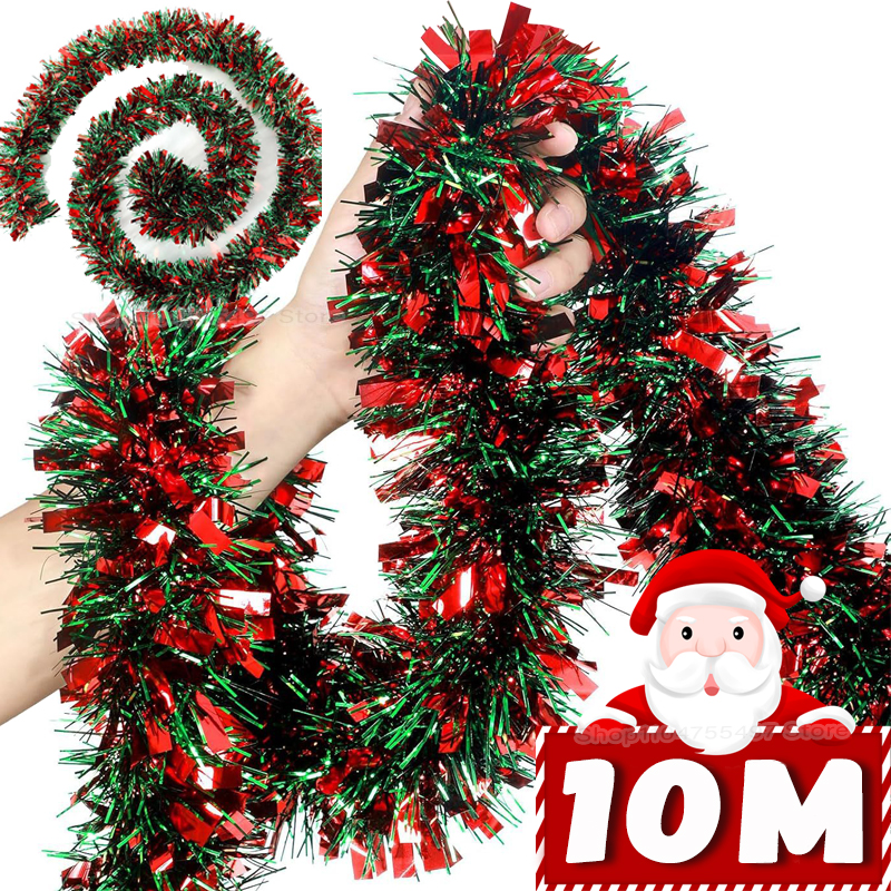 2/10M Christmas Tinsel Garland - Tinsel Garland Decoration review and price