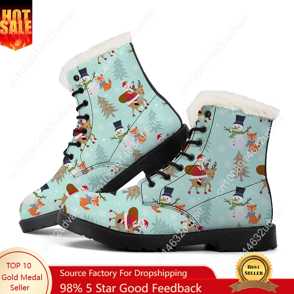 Christmas Plush Boots Mens Wom - Christmas Lights Outdoor review and price