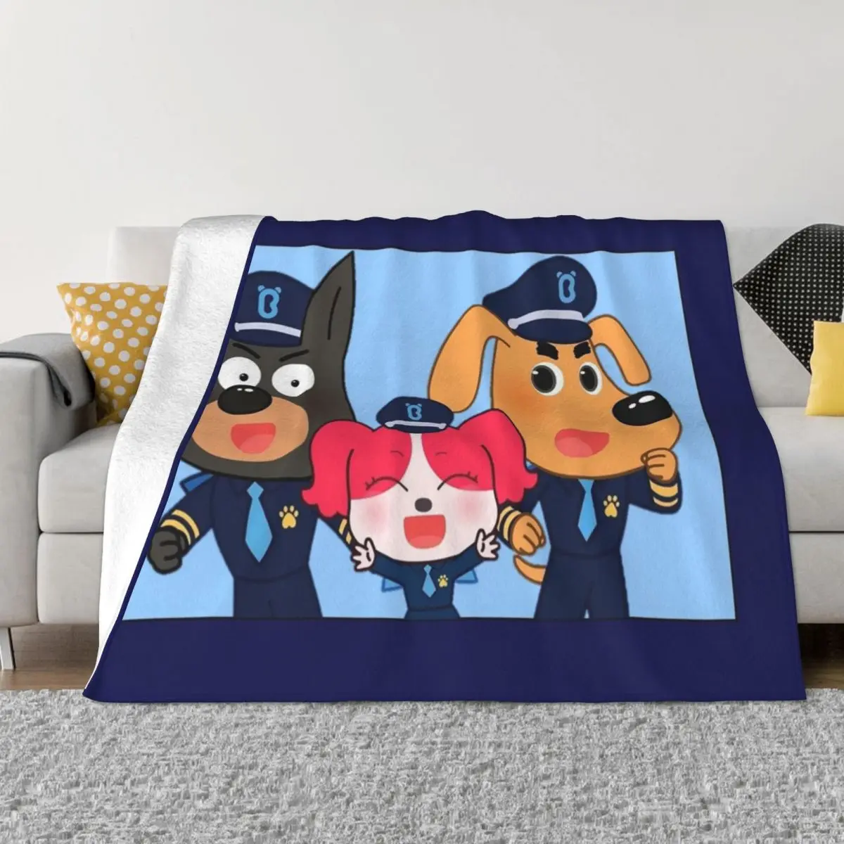 Sheriff Labrador Throw Blanket - Christmas Throw Blanket review and price