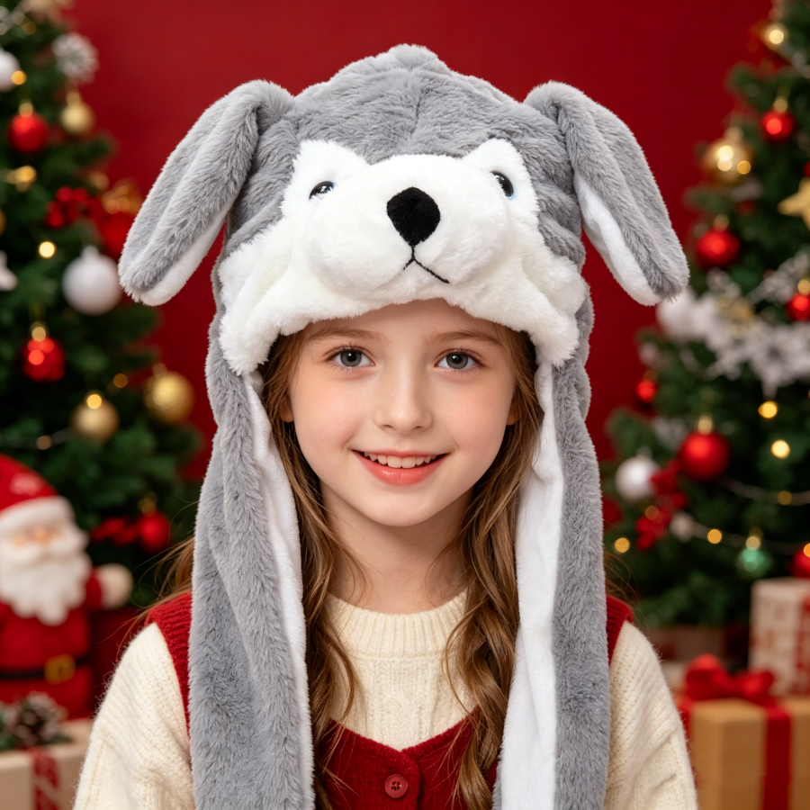 Plush Ear-Protecting Hat, a Ti - Santa Hat Plush review and price