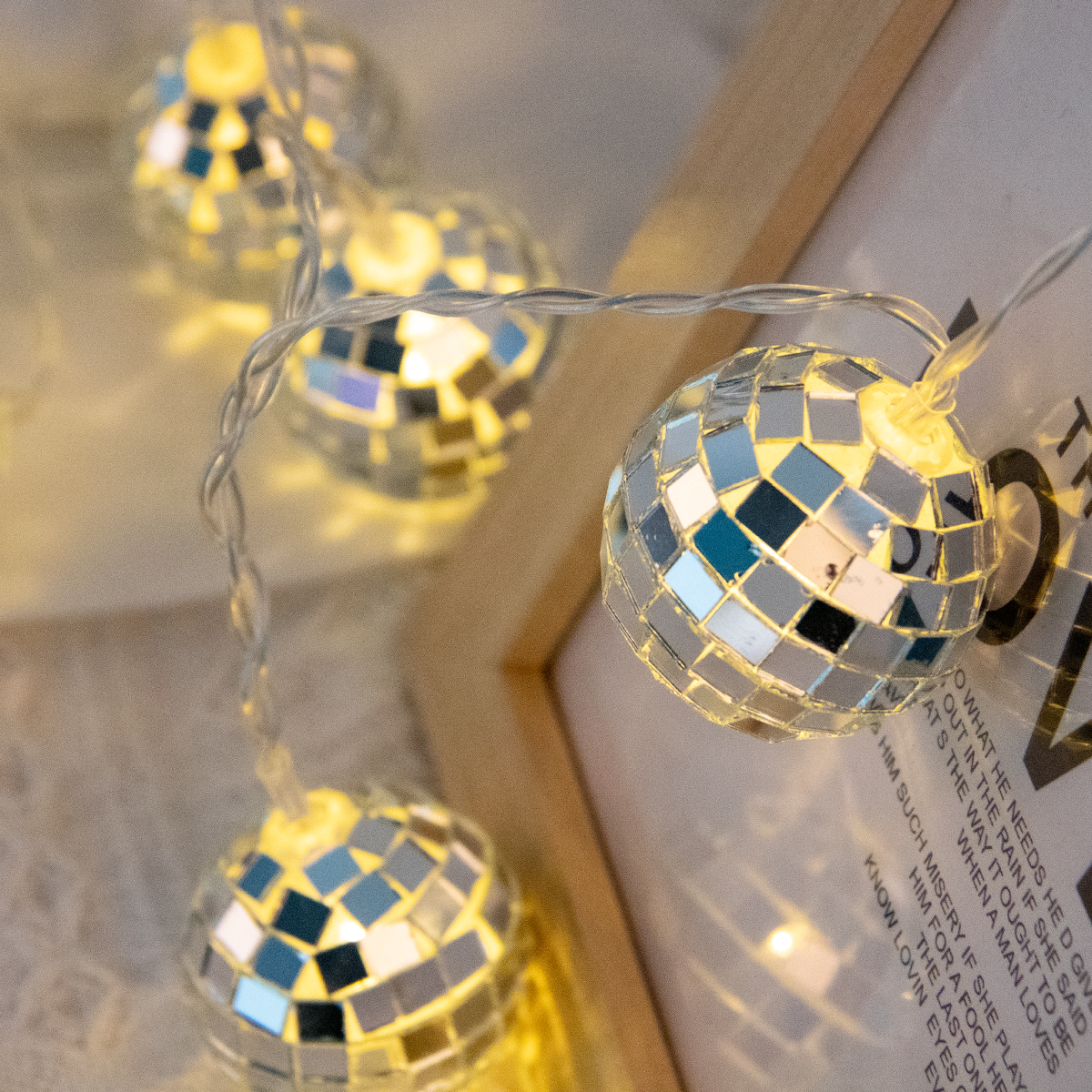 1.5m LED Mirror Ball String Li - Led Fairy String Lights review and price