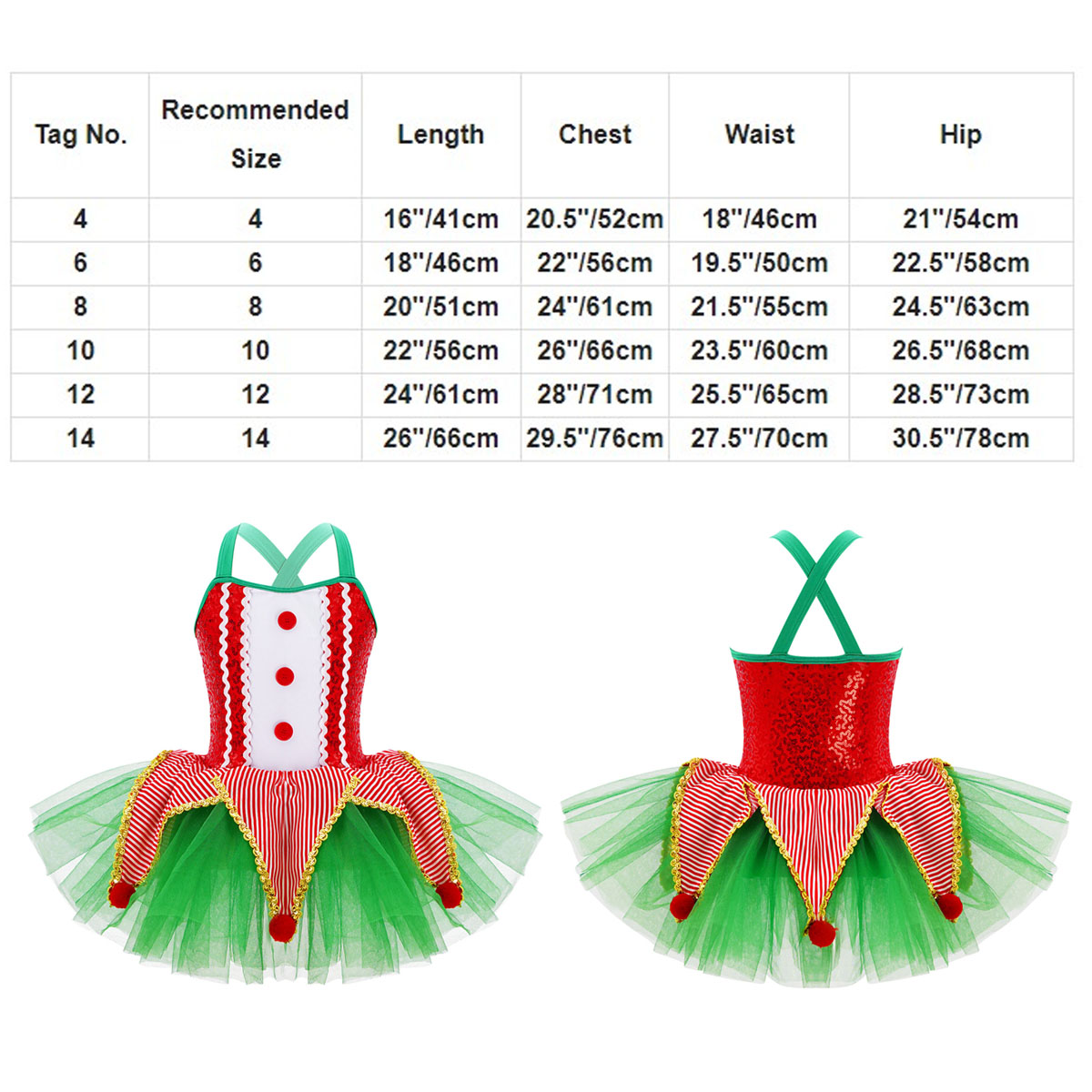 Kids Girls Sleeveless Sequins  - Elf Costume Christmas review and price