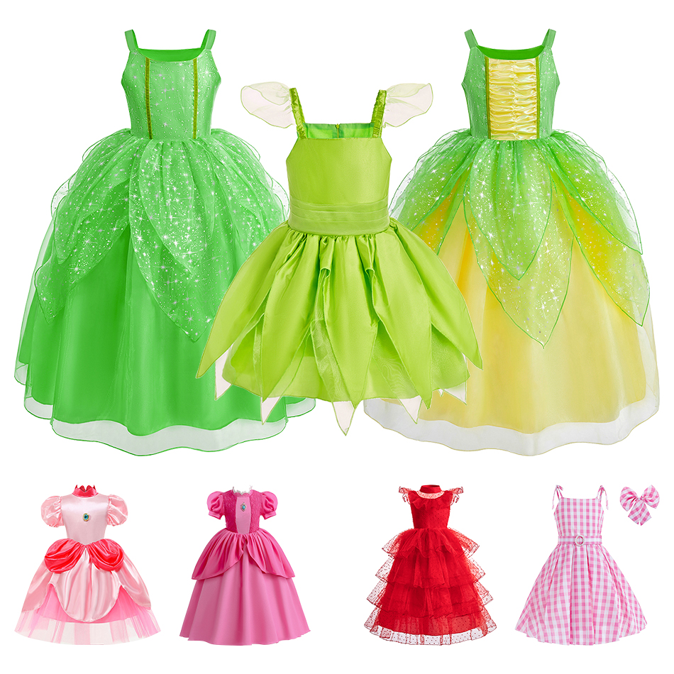 2026 Summer Girls Pink Peach P - Elf Costume Christmas review and price