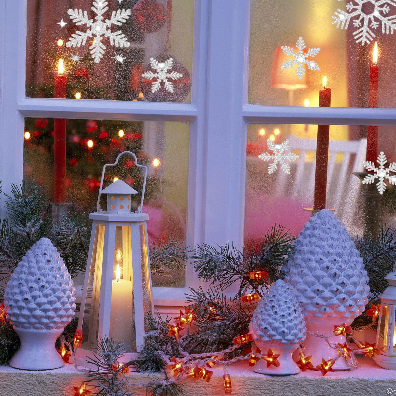 White Snowflake Decals Window  - Snowflake Window Decal review and price