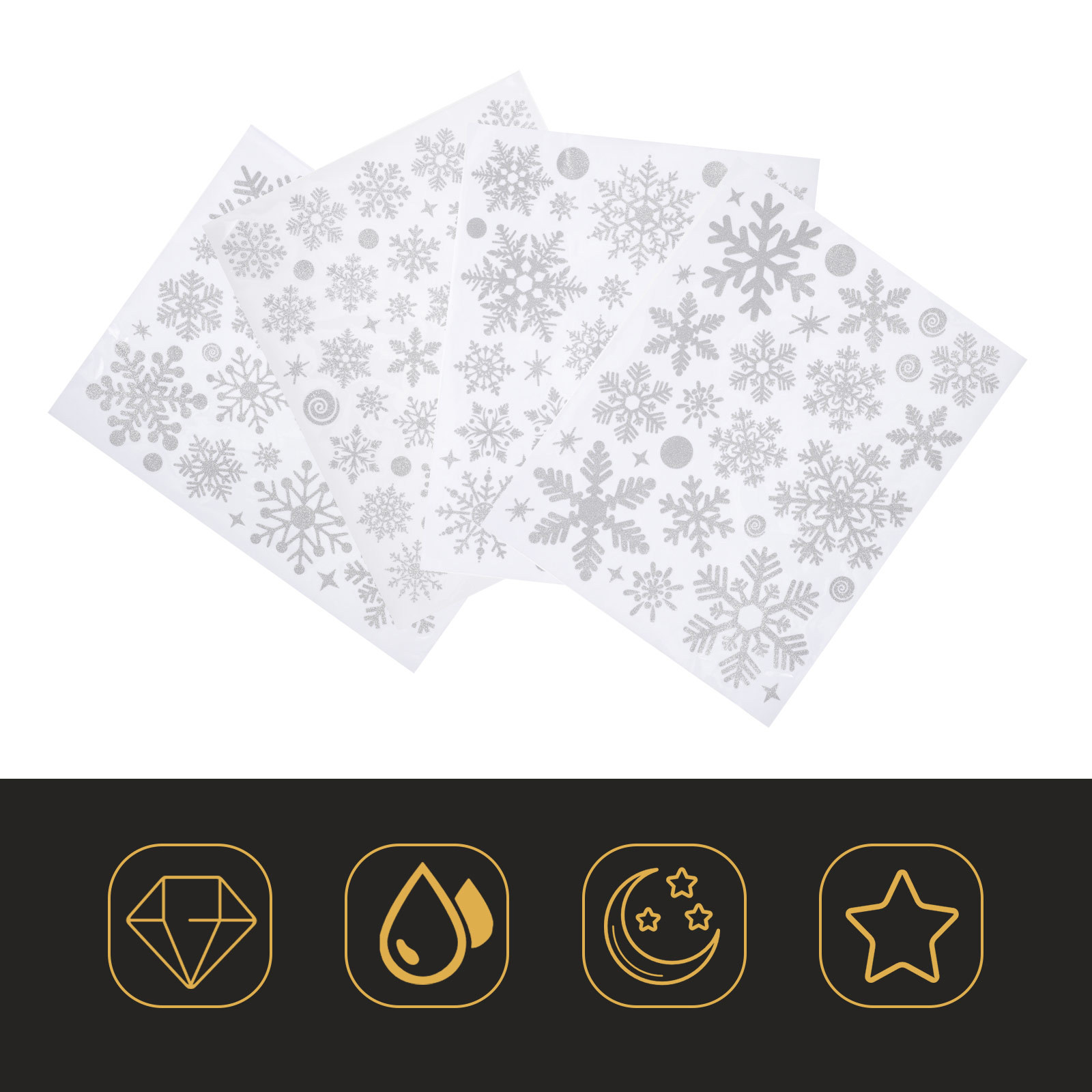 White Snowflake Decals Window  - Snowflake Window Decal review and price