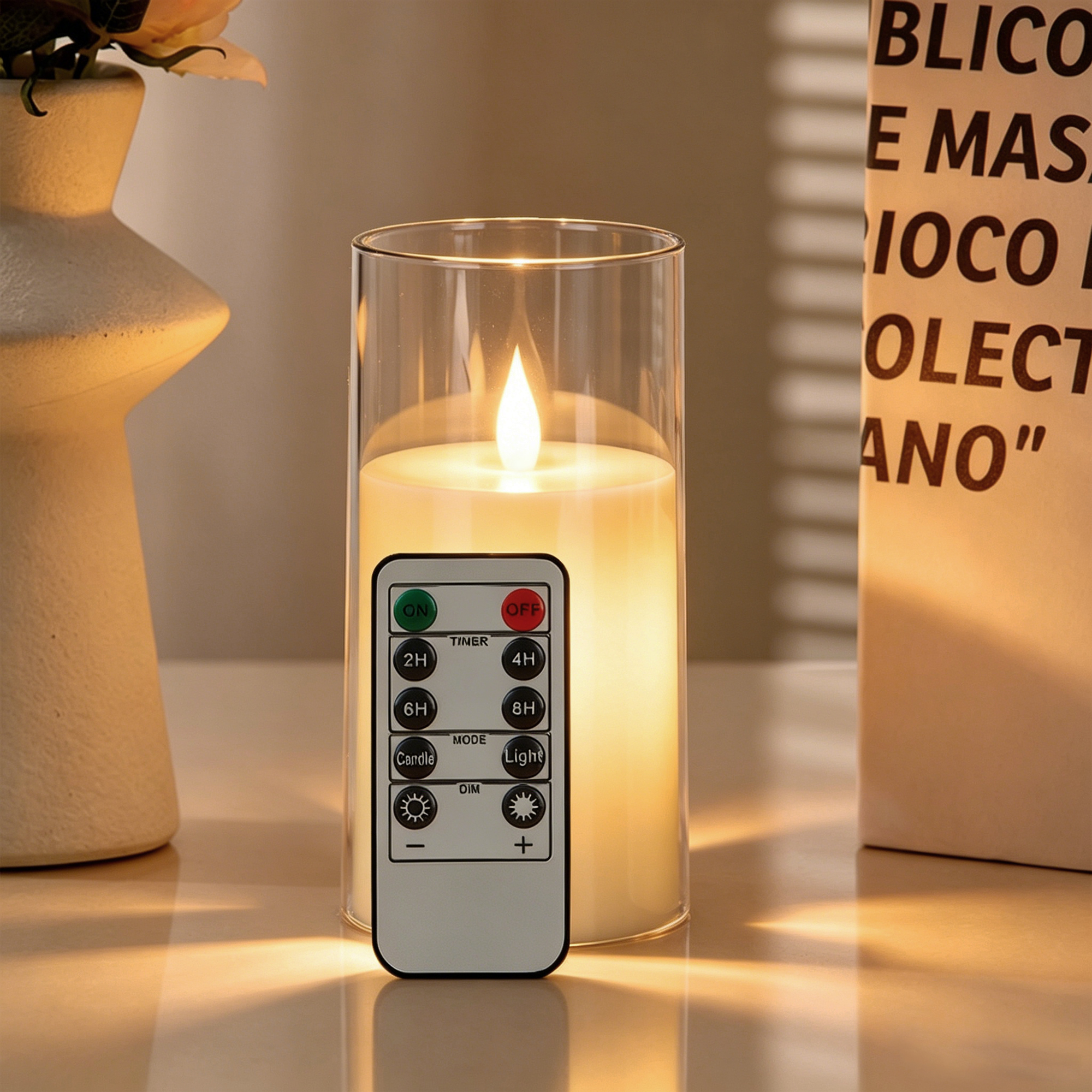 3-Piece LED Flame-Free Candle  - Holiday Candle Set review and price