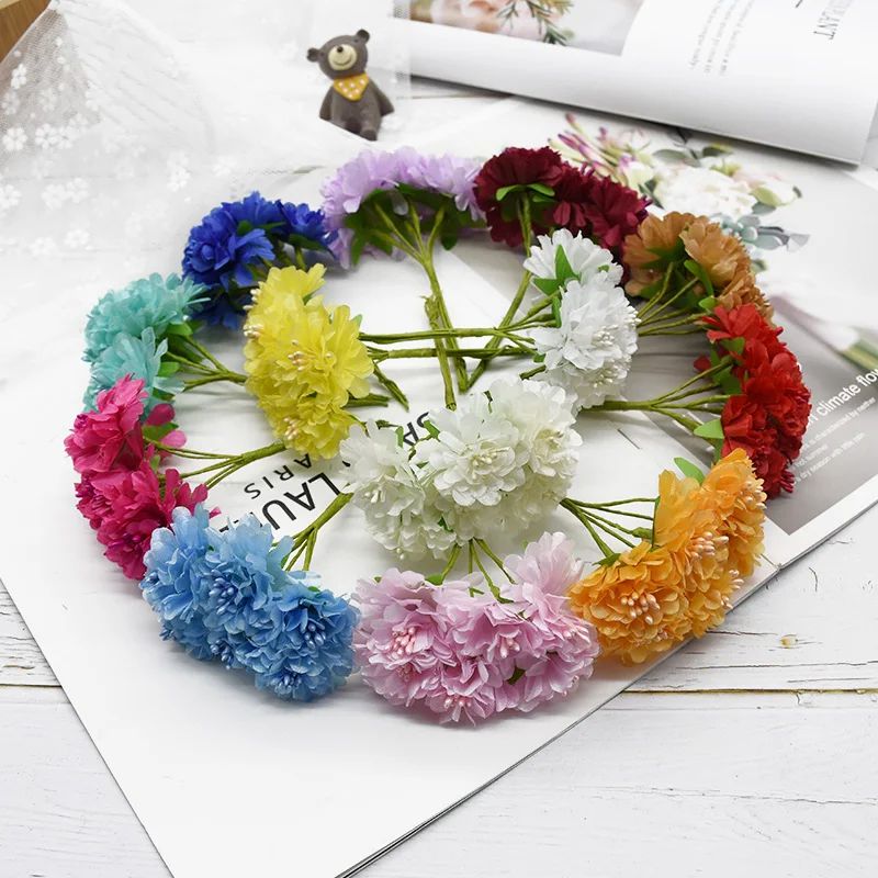 Silk Carnation Artificial Flow - Christmas Wreath Fake review and price