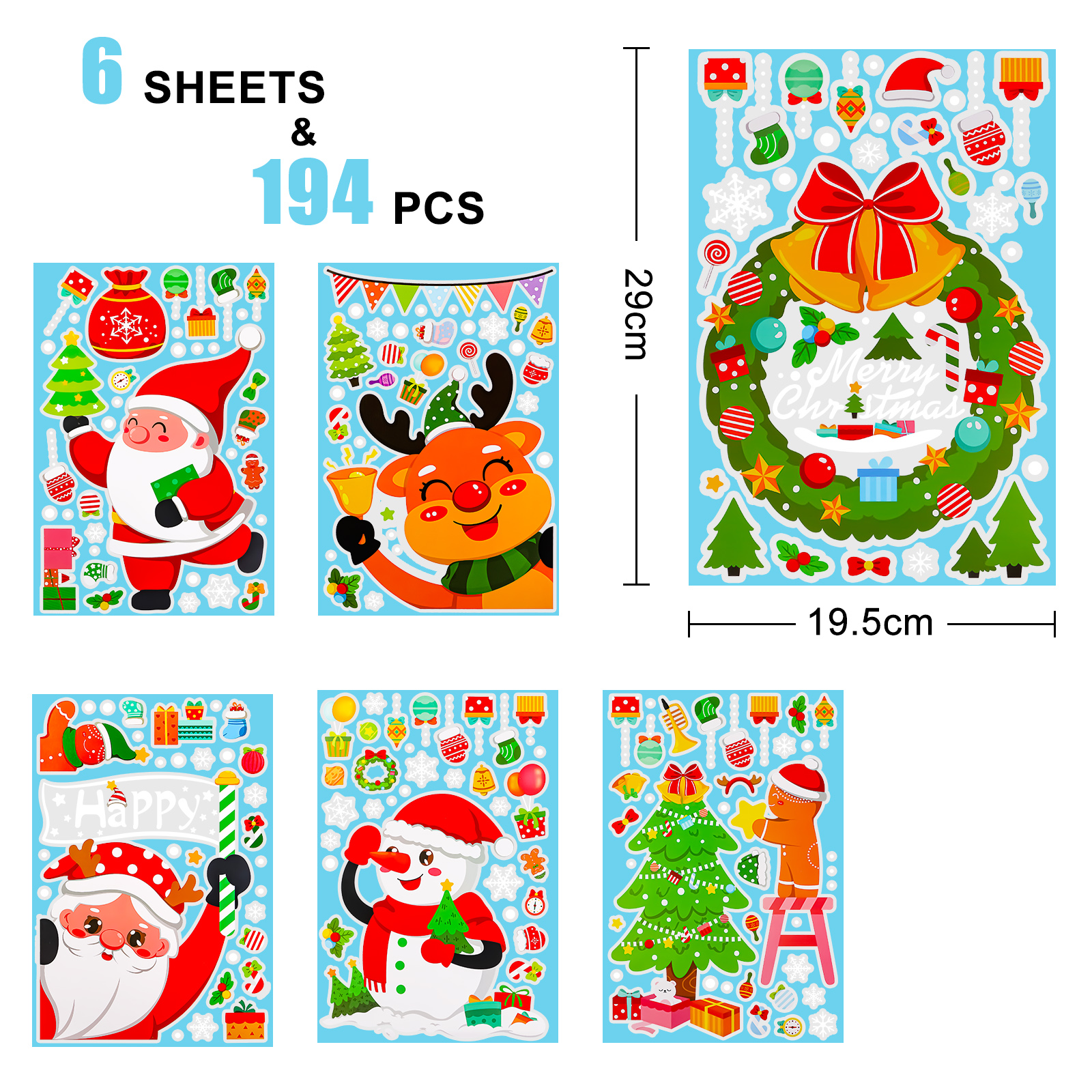 Removable Christmas PVC Static - Snowflake Window Decal review and price
