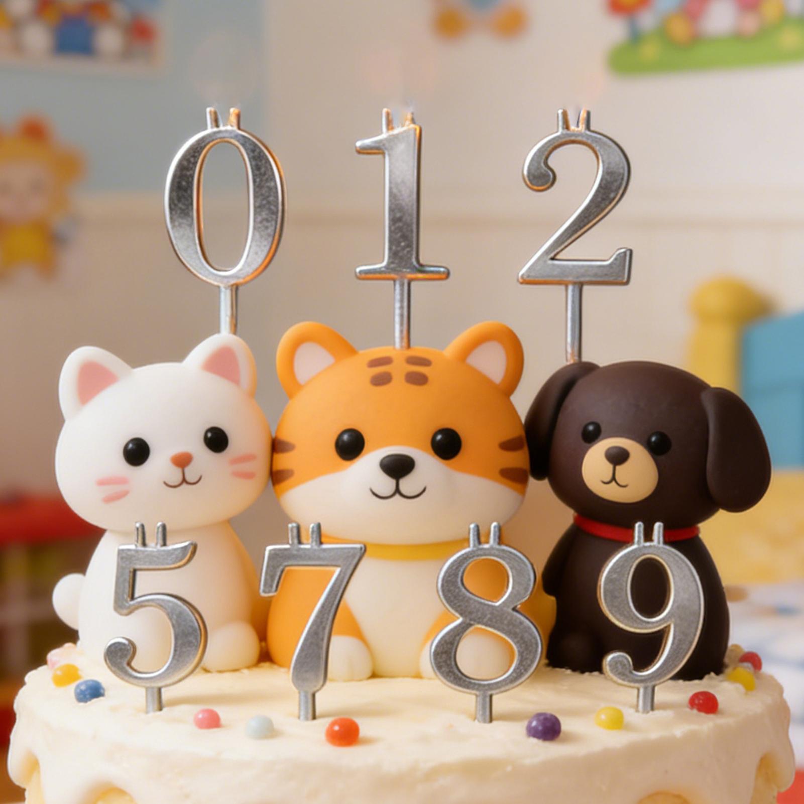 10pcs 0-9 Number Cake Toppers  - Holiday Candle Set review and price