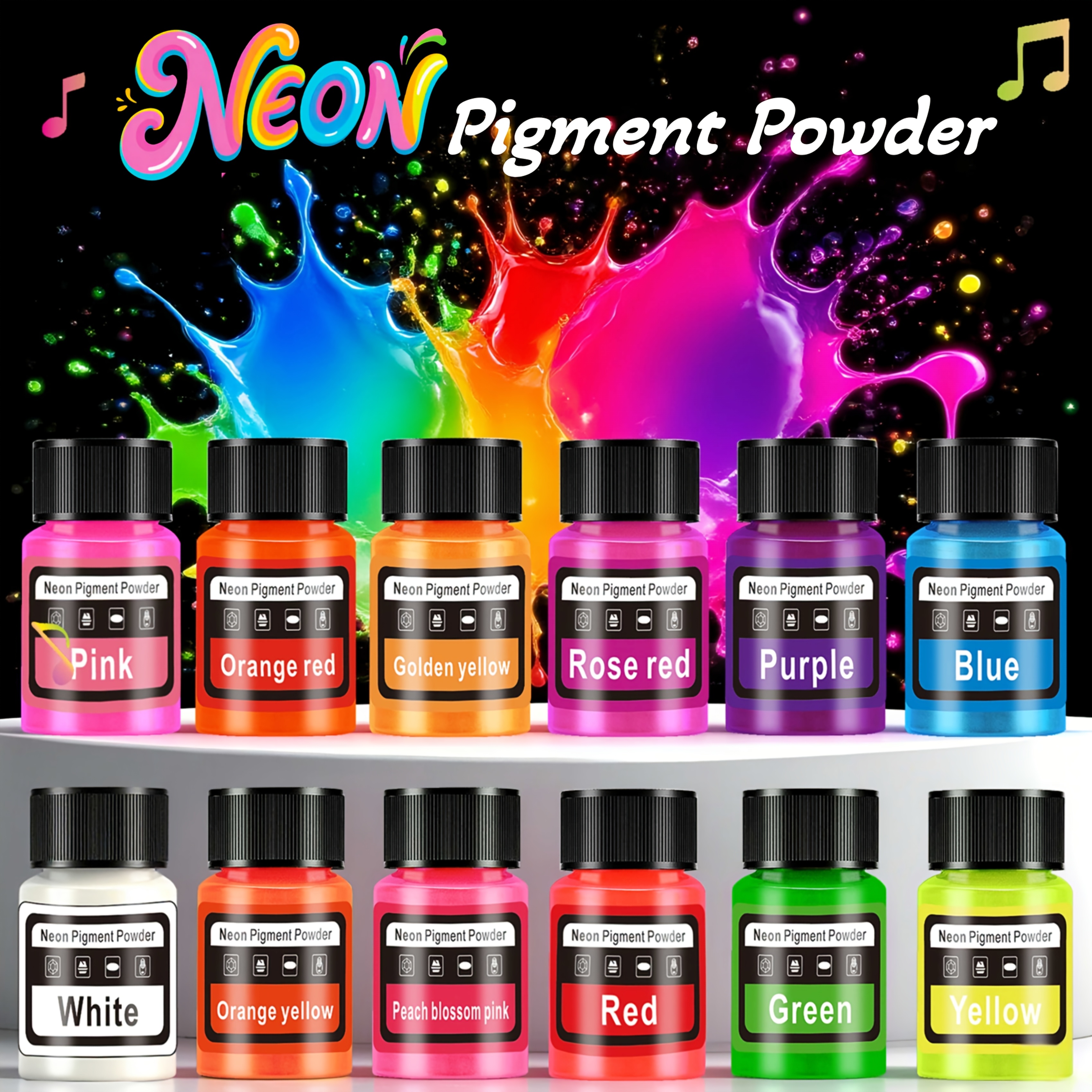 Fluorescent Powder/Neon Resin  - Holiday Candle Set review and price